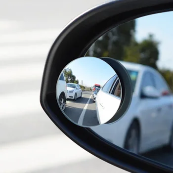 1 пара Автомобильных Круглых Выпуклых зеркал Слепой зоны Для Jeep Renegade Wrangler JK Grand Cherokee Compass Patriot Liberty