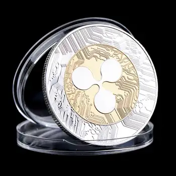 1 ШТ Ripple Coin Xrp Crypto Памятная Монета для коллекционеров Ripple Xrp, Сувенирное искусство и коллекционный бизнес-подарок