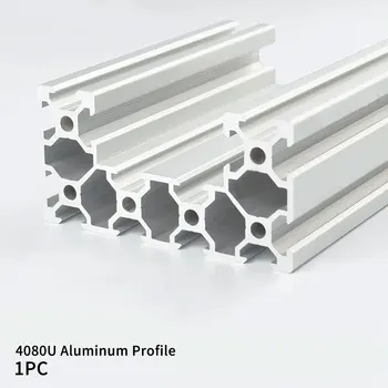 1 шт. Алюминиевый профиль 4080U с V-образным пазом, экструзионная рама с ЧПУ, 3D-принтер для станка, кронштейн 