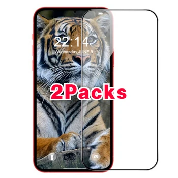 2 упаковки Новой Защитной пленки с полным покрытием из Закаленного стекла для iPhone 15 14 13 12 11 Pro Max для iPhone 7 8Plus X XR XS Max Glass