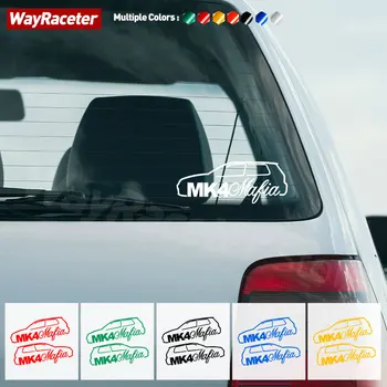 2 Шт. Светоотражающая наклейка на окно автомобиля, Крыло кузова, сторона двери, Креативная графическая виниловая наклейка для Volkswagen VW Golf 4 MK4 Аксессуары
