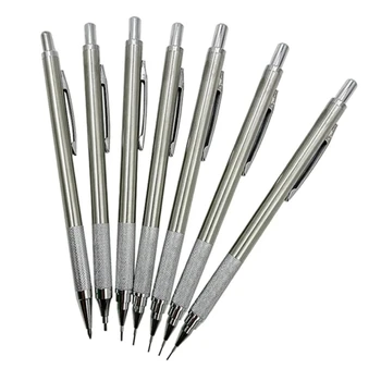 2024 Новый многофункциональный автоматический карандаш Металлический механический карандаш с грифелями Механический карандаш для рисования художественных эскизов