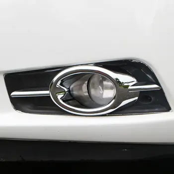 2шт ABS Хромированная Наклейка на переднюю противотуманную фаруху автомобиля, накладка для Chevrolet Chevy Cruze 2009 - 2014, Аксессуары для укладки