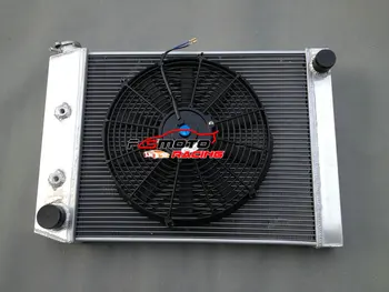 3-Рядный Полностью Алюминиевый Радиатор + Вентилятор Охлаждения Для Ford Cortina 6-цилиндровый TC TD TE TF AUTO AT & MT Manual 1972-1982 81 80 79