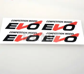 4 x Декоративных виниловых наклеек на обод колеса нового автомобиля для стайлинга Серия EVO Competition Model Креативные наклейки Автомобильные Аксессуары