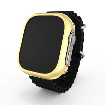 49-миллиметровый Металлический Корпус для Apple Watch Ultra Luxury С Металлическим Каркасом Защитный Чехол