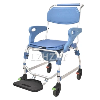 698A Туалетный стул для пожилых людей, Беременных женщин с ограниченными возможностями, Нескользящий ремень для ванны, колесо, Передвижной Унитаз, Расширенный Бытовой стул, стул для ванны