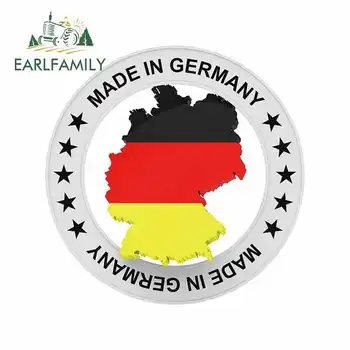 EARLFAMILY 13 см x 12,9 см для Made In Germany Наклейка на Автофургон С Индивидуальной Печатью Автомобильные наклейки Подходят для всех типов транспортных средств