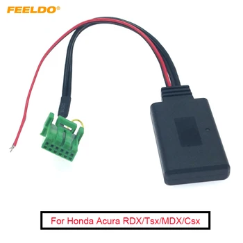 FEELDO 1 шт. Автомобильный Беспроводной Модуль HIFI Bluetooth 6Pin AUX Кабель-Адаптер Для Honda Acura RDX Tsx MDX Csx