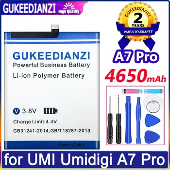 GUKEEDIANZI Новый аккумулятор емкостью 4650 мАч для Blackview A7 / A7 Pro A7Pro Bateria Batteries + номер трека