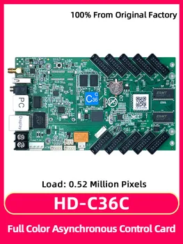 HD-C36 C36C с Асинхронным полноцветным светодиодным экраном, поддержка карты управления Wi-Fi, самая Широкая 8192, Самая высокая 1024 и управление мобильным приложением