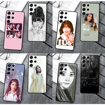 IU Lee Ji Eun Korean Star Case Чехол Для Samsung Galaxy S23 S21 Ultra S20 FE S9 S10 Plus Note 10 Note 20 S22 Ultra Fundas Coque