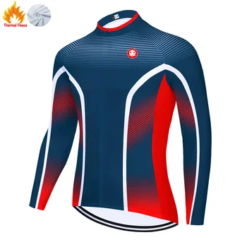 KRAKEN OCTOPUS зимняя флисовая куртка ciclismo hombre с длинным рукавом для велоспорта maglia mtb jersey maillot velo homme
