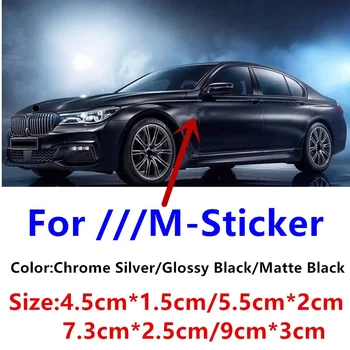 M Sport/Power Set Эмблемы, Наклейки, Значки, Боковое Крыло, Логотип для стайлинга автомобилей BMW M3 M5 320 325 E36 E46 E90 E92 F10 F30