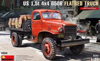 MINIART 38056 в масштабе 1/35 США 1,5 т 4x4 Комплект моделей бортового грузовика G506