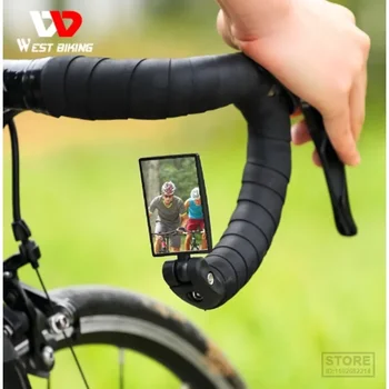 WEST BIKING, Велосипедное зеркало заднего вида с возможностью поворота на 360 градусов, Велосипедное Зеркало заднего вида, Аксессуары для велосипеда, Зеркало на руле MTB велосипеда