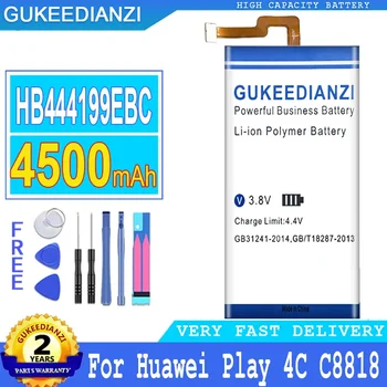 Аккумулятор GUKEEDIANZI для Huawei Play, Мини-аккумулятор, 4500 мАч, HB444199uc, 4C, C8818, CHM- CL00, CHM-TL00H, CHM-UL00, G Play, Инструменты