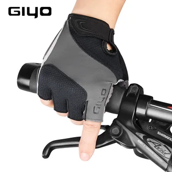 Велосипедные перчатки, Велосипедные перчатки, Перчатки на полпальца, амортизирующие велосипедные перчатки для спорта на открытом воздухе S-10 Аксессуары для велосипедов