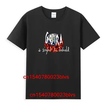 Винтажная черная футболка Gojira Death Metal Rock World, Новейшая летняя мужская футболка с коротким рукавом, популярные футболки, топы, Новая Унисекс