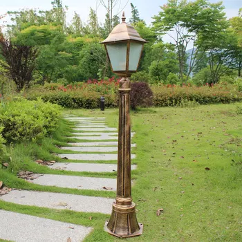 водонепроницаемый ландшафтный светильник для освещения газона, E27 садовая клумба дорожная наружная садовая лампа Les Loges Du Park Hotel WCS-OLL0030
