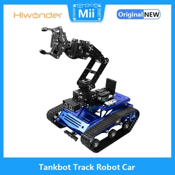 Гусеничный робот-автомобиль Hiwonder Tankbot с роботизированной рукой для программирующей машины STM32