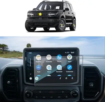 Для Ford Bronco Sport 2024 8-дюймовый ЖК-дисплей GPS Навигационный центр управления Закаленное стекло Сенсорный экран Защитная пленка