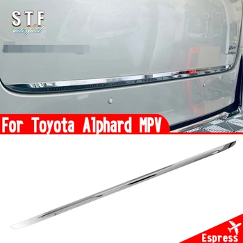 Для Toyota Alphard MPV 2024 2025 Автомобильные Аксессуары Задняя Крышка Багажника Под Отделкой Молдингом Декоративные Наклейки