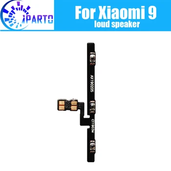 Для гибкого кабеля боковой кнопки Xiaomi 9 100% Оригинальные запасные части для гибкого кабеля кнопки питания + громкости для Xiaomi 9