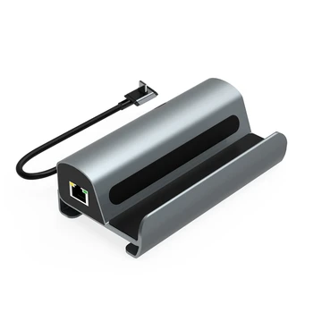 Док-станция USB C Для Steam Deck С Дисплеем 4K HD USB 3.0 PD Зарядка Ethernet Док-станция Для Замены Игровой Деки