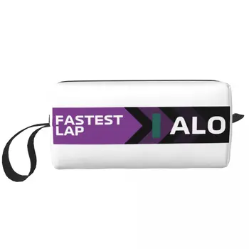 Дорожная сумка для туалетных принадлежностей Alonso Fastest Lap Fernando Sport Motorcycle, органайзер для косметики, сумки для хранения косметики, набор Dopp, кейс-коробка