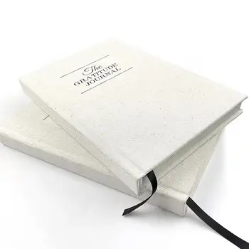 Журнал по уходу за собой, дневник благодарности премиум-класса формата А5, закладка из льняной ленты в твердом переплете, Плотная бумага, самопомощь для благодарности