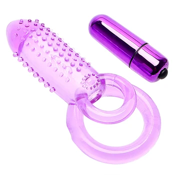 Задержка семяизвержения Секс-игрушки для мужчин с задержкой семяизвержения, кольцо для члена, Стимулятор клитора, Вибратор для мужской мастурбации, Кольцо для пениса
