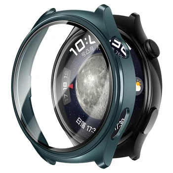 Закаленное стекло + чехол для Huawei Watch 4 case 46 мм Защитная пленка для экрана с полным покрытием для Huawei watch4 аксессуары