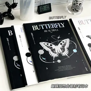 Записная книжка b5 Butterfly Rhapsody Домашнее задание для студента Дневник Ниша Ретро Стиль Европейский дизайн Чувство ценности Записная Книжка Американский стиль