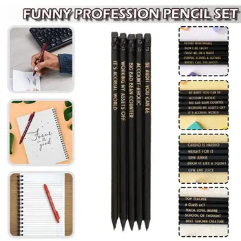 Карандаши, креативные канцелярские принадлежности, школьные канцелярские принадлежности, набор карандашей для аффирмации, Забавные карандаши для профессии