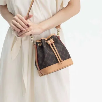 Классическая сумка-мешок, женская сумка через плечо, модная сумка через плечо, женская сумка для пригородных поездок