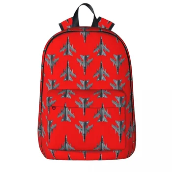 Красные рюкзаки Fighter Jet V2 Большой емкости, Студенческая сумка для книг, сумка через плечо, рюкзак для ноутбука, Водонепроницаемый рюкзак для путешествий, школьная сумка