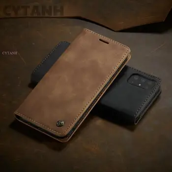Матовый Кожаный Флип-Чехол для iPhone 13 12 11 14 15 Pro Max Mini Wallet Case XR XS Max 8 7 6S Plus 5S SE 2020 2022 Магнитный Ретро