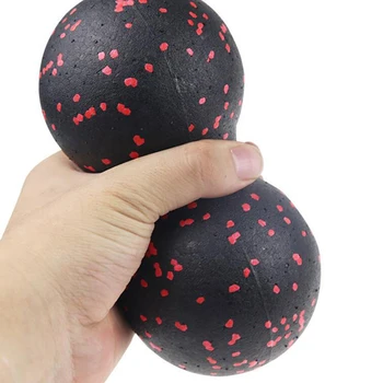 Миофасциальный мяч для лакросса Арахисовый массажный мяч высокой плотности, легкие упражнения для фасций тела для фитнеса, облегчающие боль, мяч для йоги
