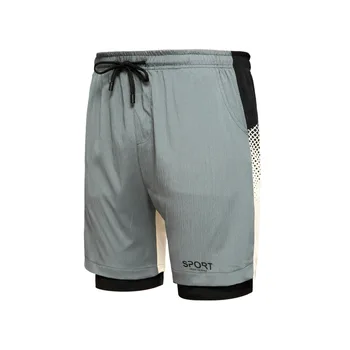 Мужские новые летние шорты с контрастной спортивной строчкой по цвету, мужские брюки из пяти частей с искусственными завязками из двух частей,