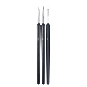 Набор миниатюрных кистей с эффектом памяти, 3 шт./компл., Профессиональная ручка-карандаш для рисования акриловыми акварельными красками