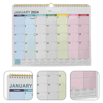Настенный календарь на 2024-2025 годы, Расписание с января 2024 по июнь 2025 года, Планировщик столов на Новый год, Домашний офис