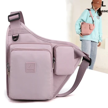 Новая женская сумка через плечо, мобильный телефон, женские сумки через плечо, нейлоновый кошелек, сумки для девочек, сумка-мессенджер в японском и корейском стиле
