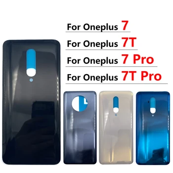 Новая стеклянная крышка для Oneplus 7 Pro, задняя крышка батарейного отсека, заднее стекло, 1 + 7 Pro, корпус батарейного отсека, чехол для Oneplus 7Pro