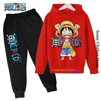 Новые аниме-толстовки One Piece, Модный пуловер Luffy, толстовка Оверсайз, свитшоты, детское пальто в стиле хип-хоп, одежда для мальчиков, Sudaderas