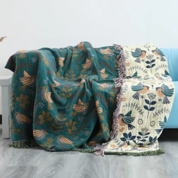 Одеяла из хлопчатобумажной ткани, покрывало для дивана 