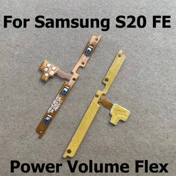 Оригинал для Samsung Galaxy S20 FE Включение Выключение клавиша регулировки громкости Гибкий кабель Запасные части