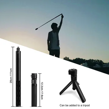 Портативная Селфи-Палка и Монопод с Ручкой 1/4 Винта для Параномической камеры Insta360 для Спортивной камеры Insta360 ONE X VR