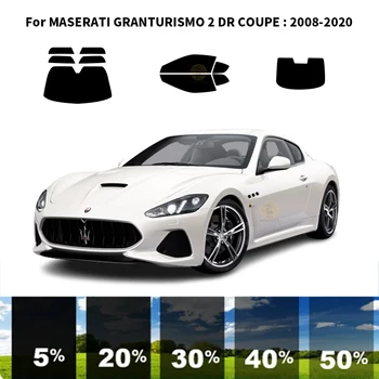 Предварительно Обработанная нанокерамика car UV Window Tint Kit Автомобильная Оконная Пленка Для MASERATI GRANTISMO 2 DR COUPE 2008-2020