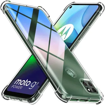 Прозрачный Чехол Для Moto G9 Power G9 Plus G9 Play G20 G30 Толстый Противоударный Мягкий Силиконовый Чехол для Телефона Motorola G60 G100 G200 5G